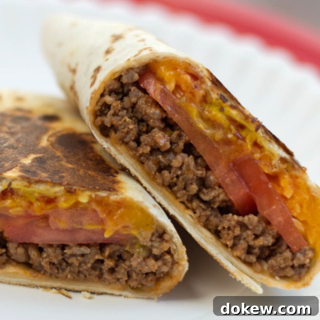 Golden Crunch Cheeseburger Burritos 1 featured 11173