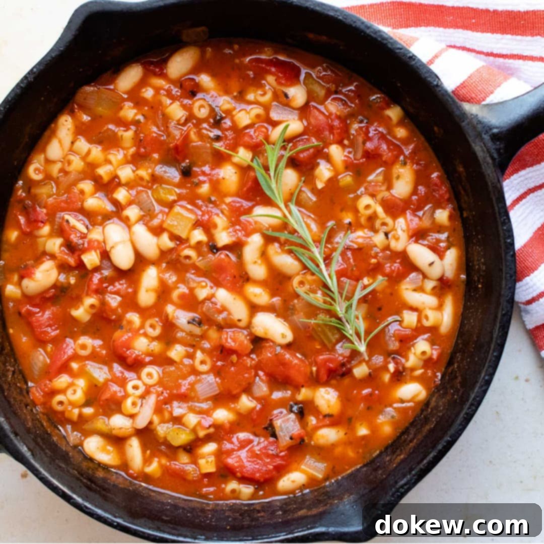 Hearty Italian Pasta and Beans 1 featured 11797