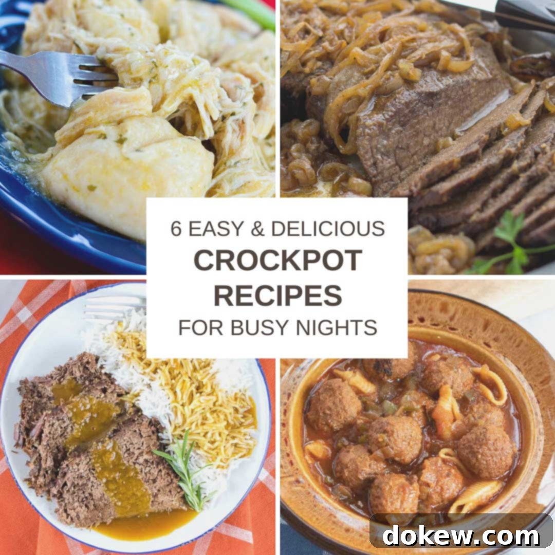 Simplify Dinner: 6 Delicious Crockpot Meals for Stress-Free Weeknights 1 featured 13731