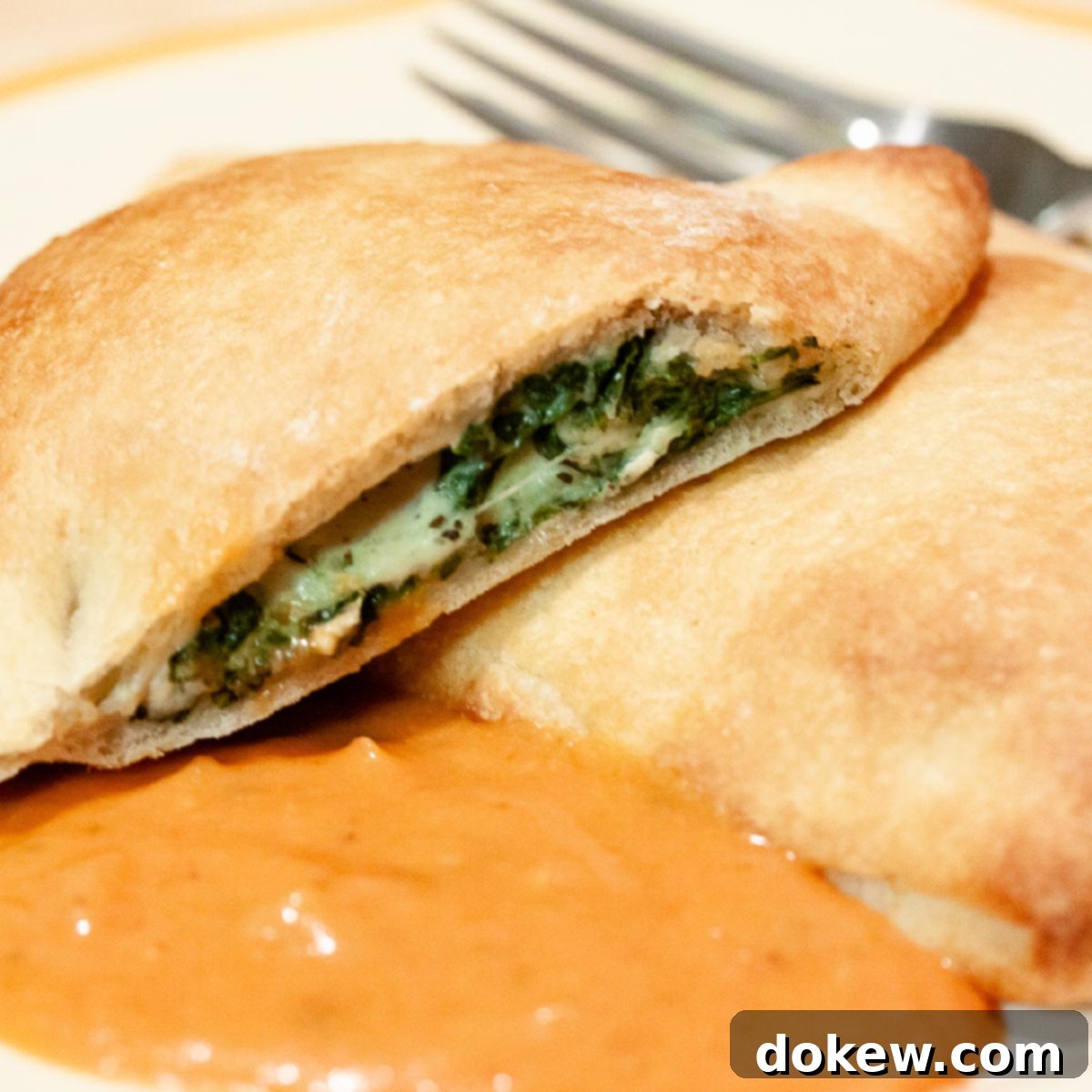 Quick Spinach Calzones 1 featured 18501