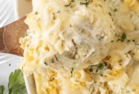 Golden Baked Alfredo Rotini