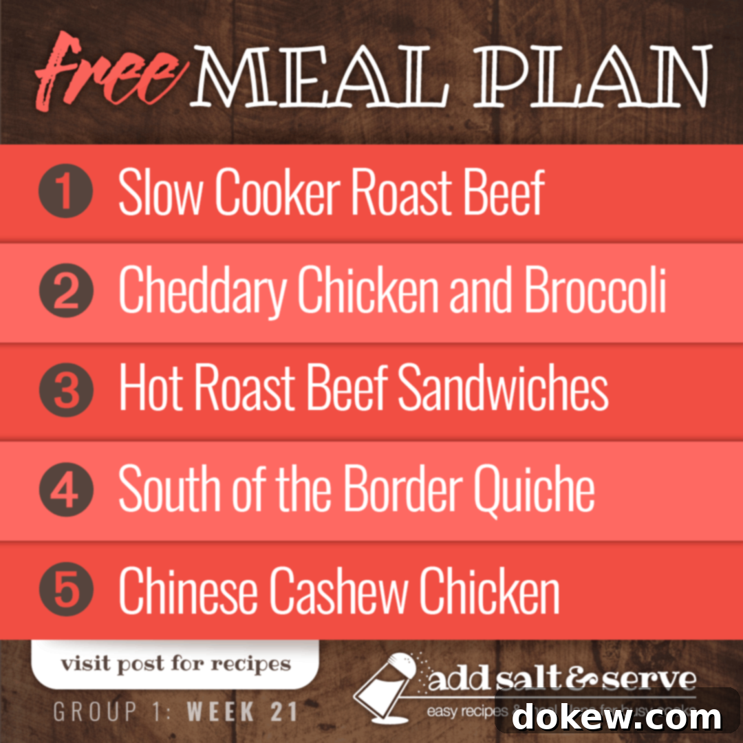 Weekly Meal Plan for Group 1: Week 21 1 featured 24324