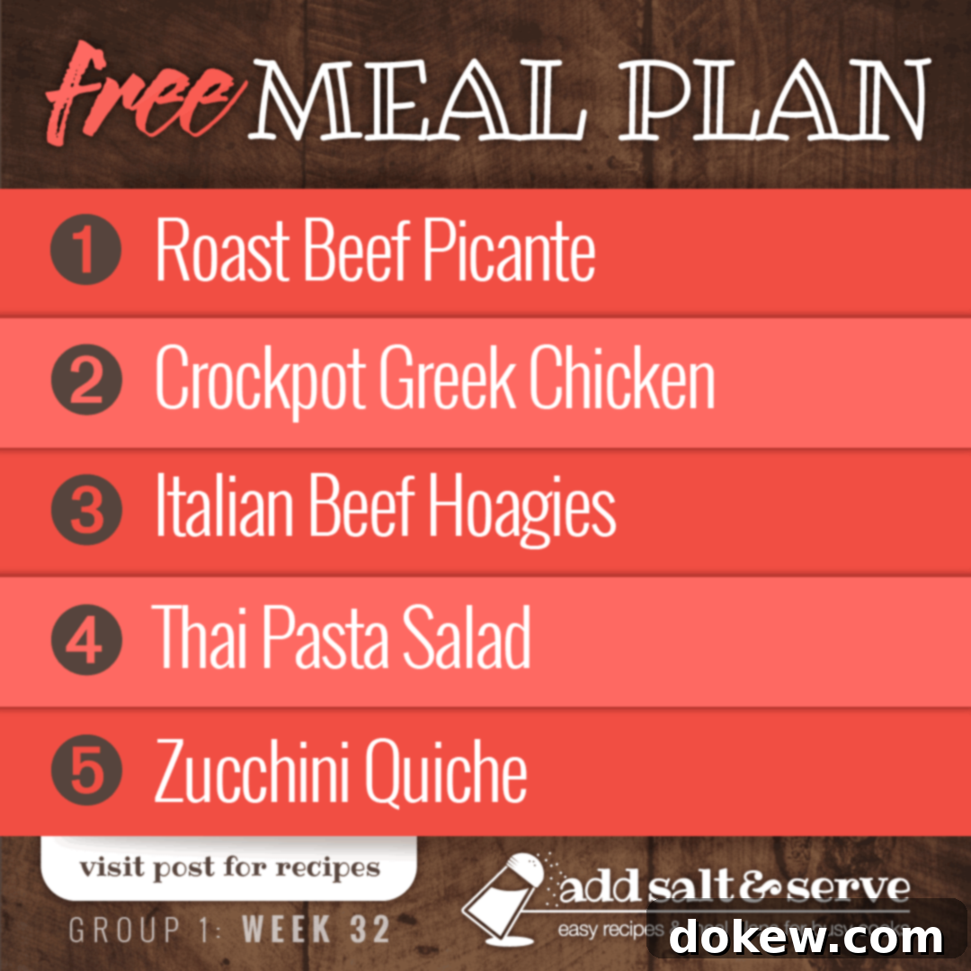 Group 1's Week 32 Dining Plan 1 featured 25013