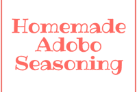 Adobo Spice Blend