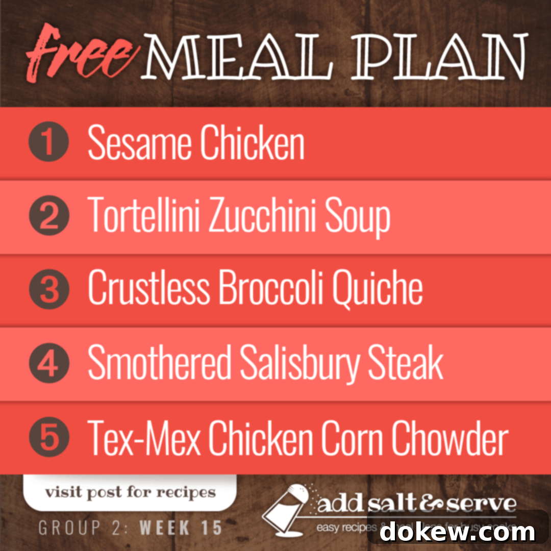 Week Fifteen Menu for Group Two 1 featured 27294