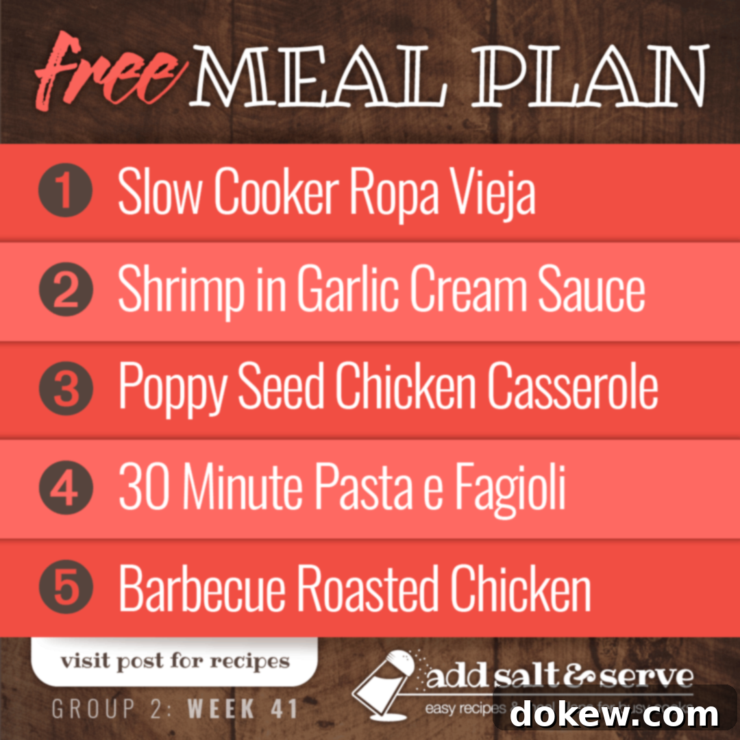 Your Week 41 Meals: Group 2 Edition 1 featured 28005