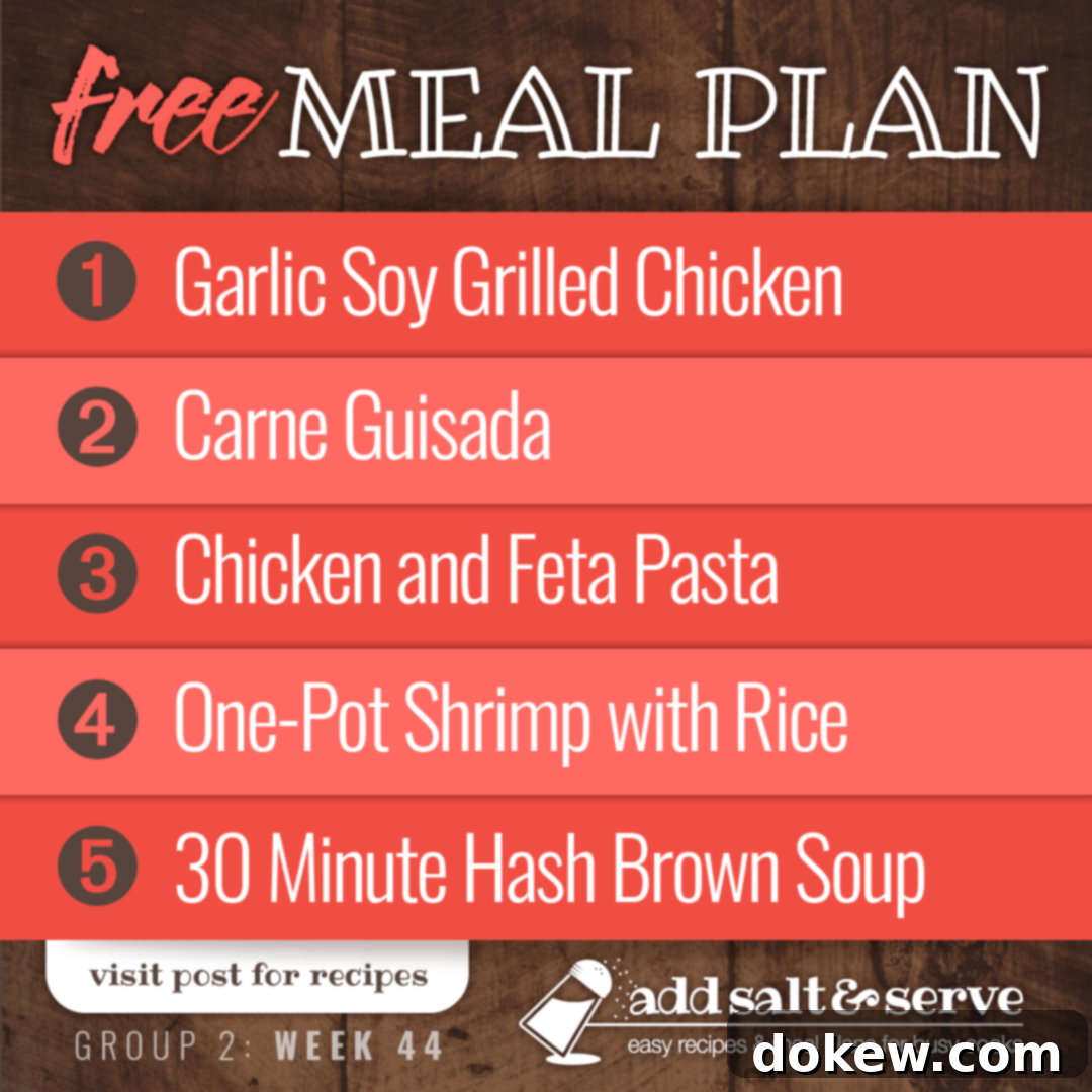 Week 44 Nourishment Plan: Group 2 Edition 1 featured 28098