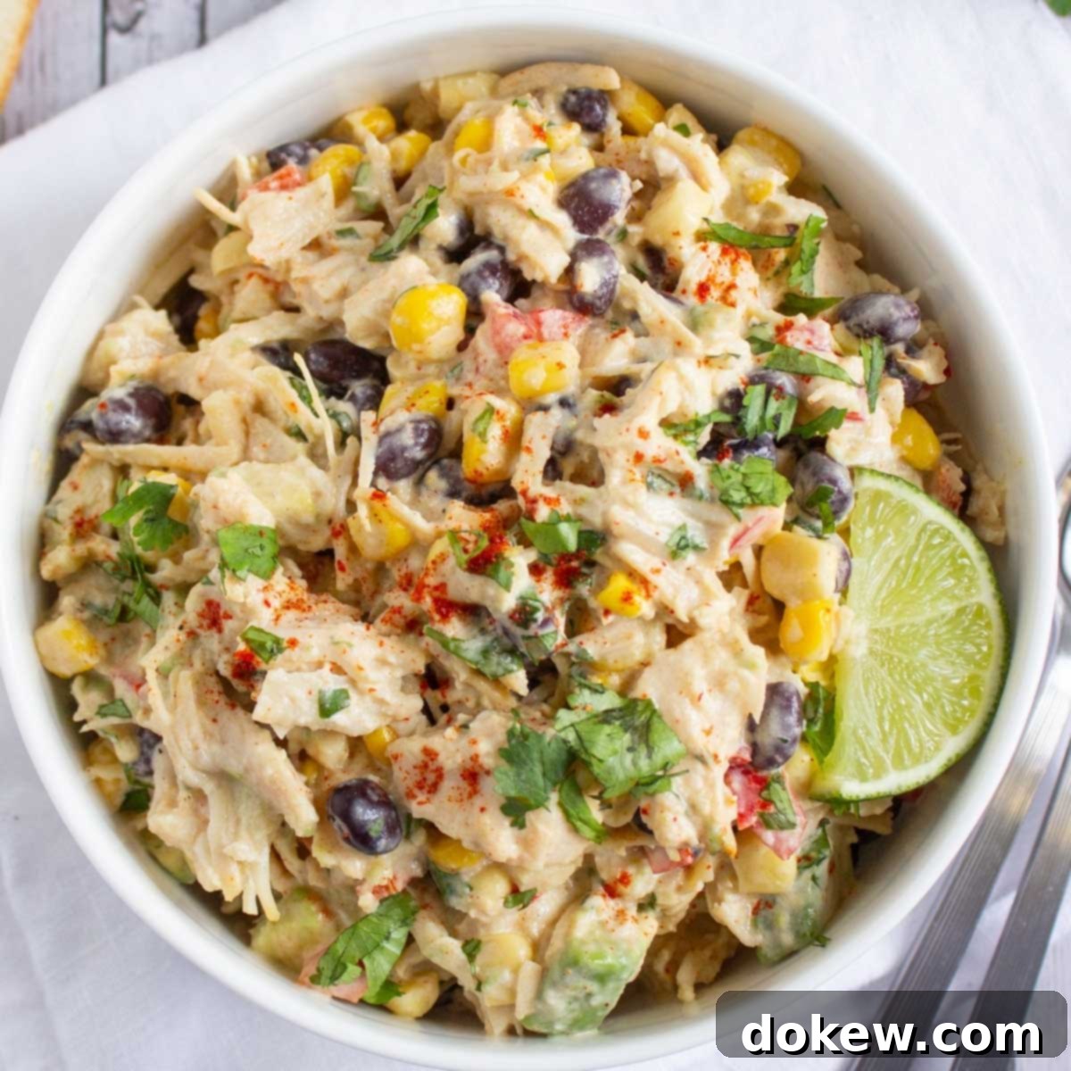 Lime-Kissed Southwest Chicken and Black Bean Salad 1 featured 37101