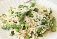 Spring Lemon Orzo with Asparagus, Peas, and Parmesan