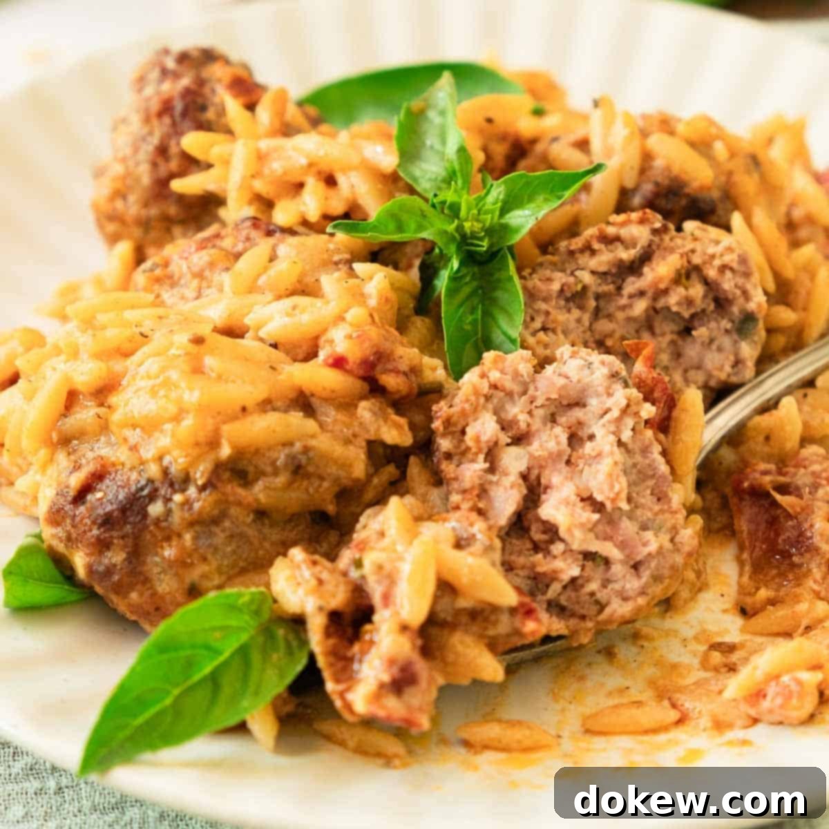Hearty Tuscan Meatballs with Orzo 1 featured 38412