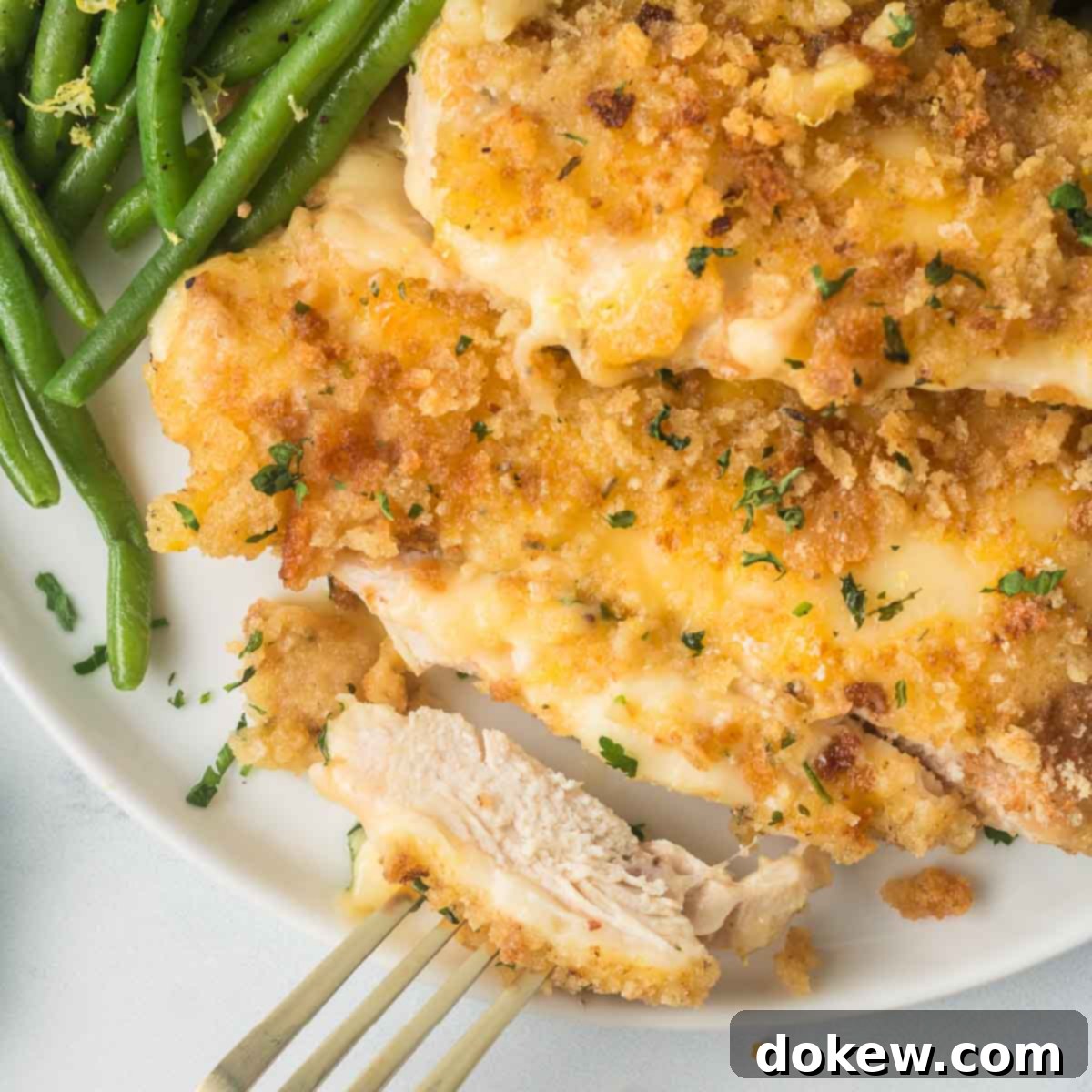 Savory White Wine Swiss Chicken Bake 1 featured 5645