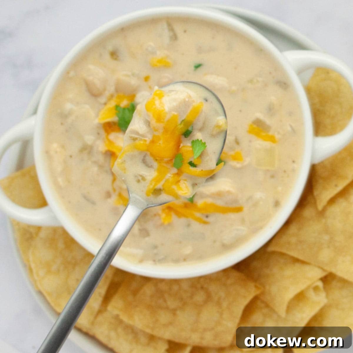 30 Minute Stovetop Creamy White Chicken Chili 27 featured 64