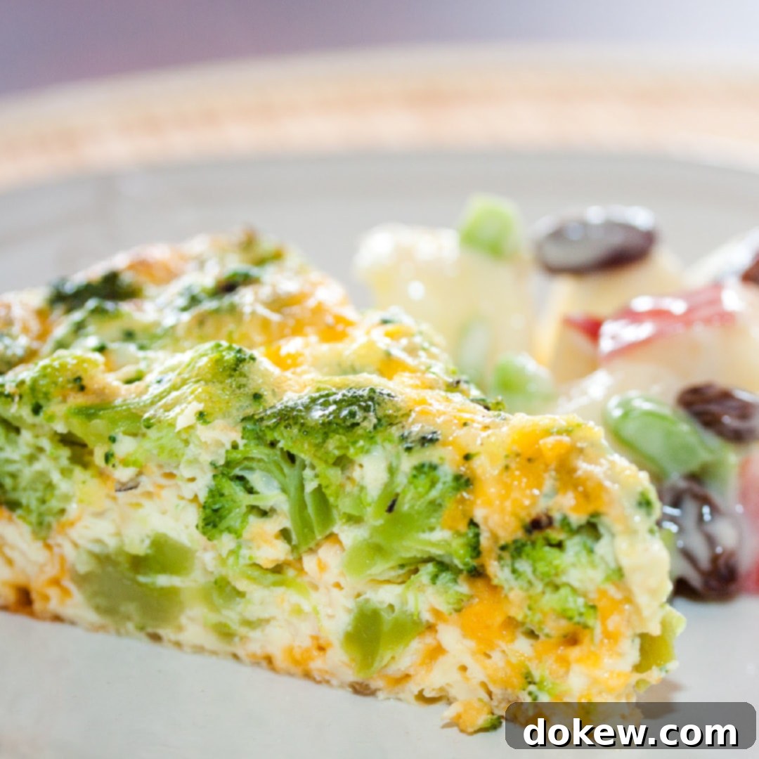 Simple & Delicious Crustless Veggie Quiche 1 featured 6789