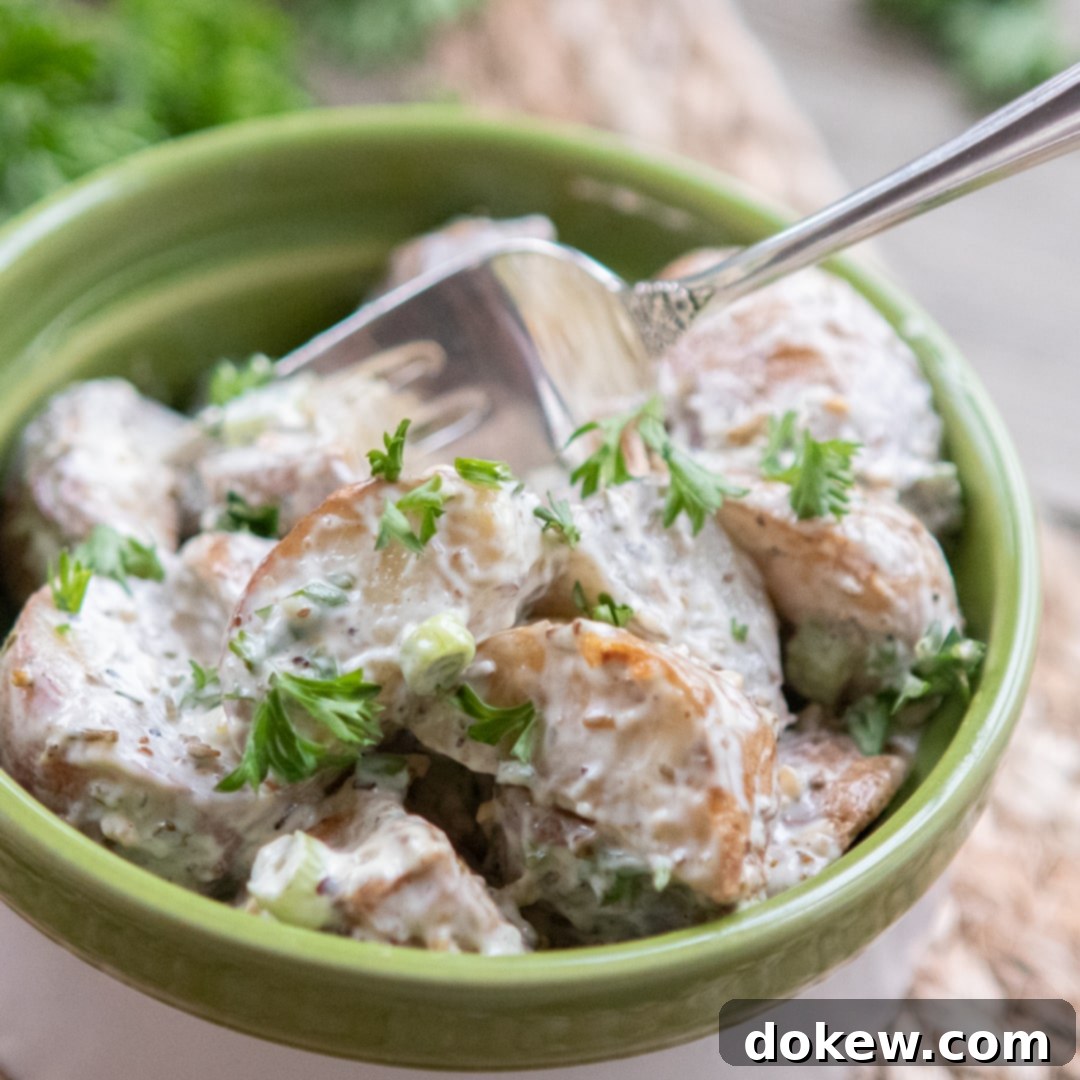 Crimson Roasted Potato Salad 3 featured 7088