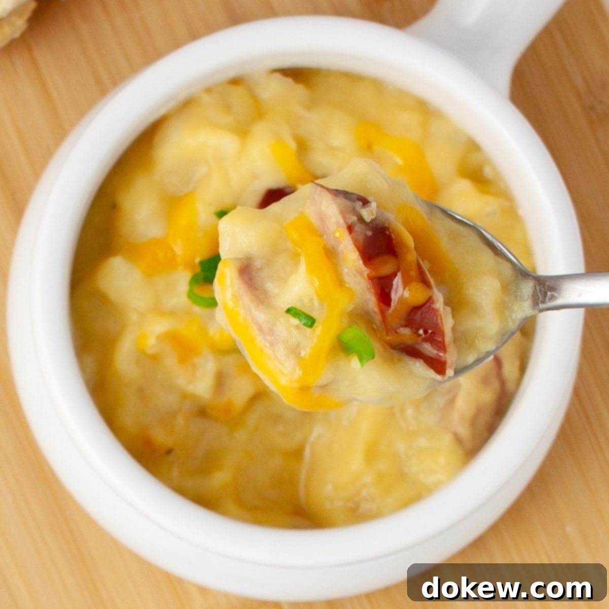 Hearty Cheesy Kielbasa Potato Slow Cooker Soup 1 featured 8253