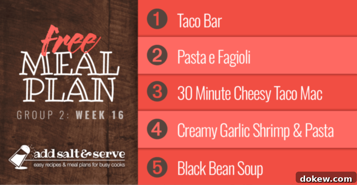 Group Two Nutrition Plan Week Sixteen 2 List of meals for Week 16 Group 2 meal plan