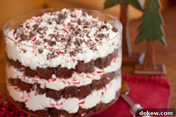 Add Salt & Serve Christmas Recipes: Peppermint Brownie Trifle Add Salt & Serve Christmas Dessert Recipes: Peppermint Brownie Trifle