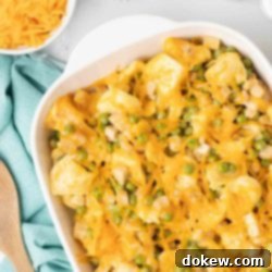Golden Turkey Tortellini Bake 9 Tortellini, leftover turkey, and peas in a cheesy casserole.