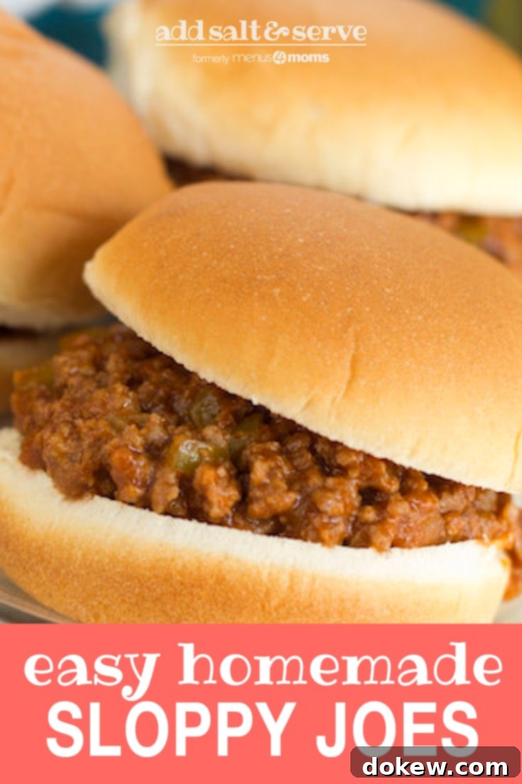 Easy Homemade Sloppy Joes Easy Homemade Sloppy Joes